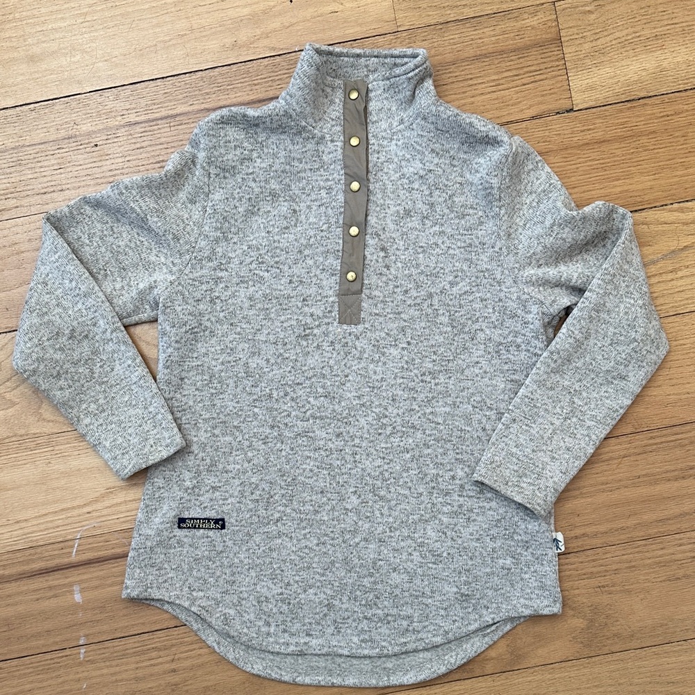 Simply Southern Pullover with Button Accents, medium